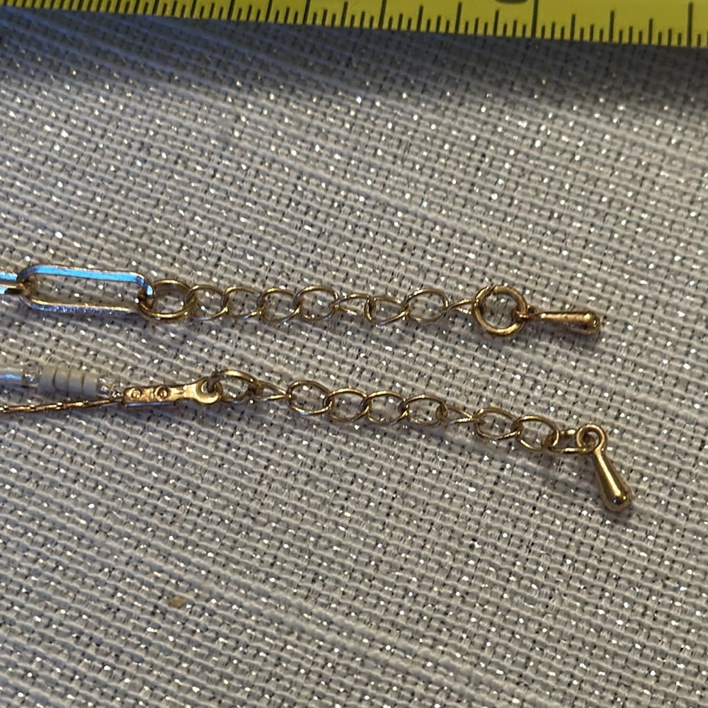 Two Delicate Metallic Bracelets - image 5